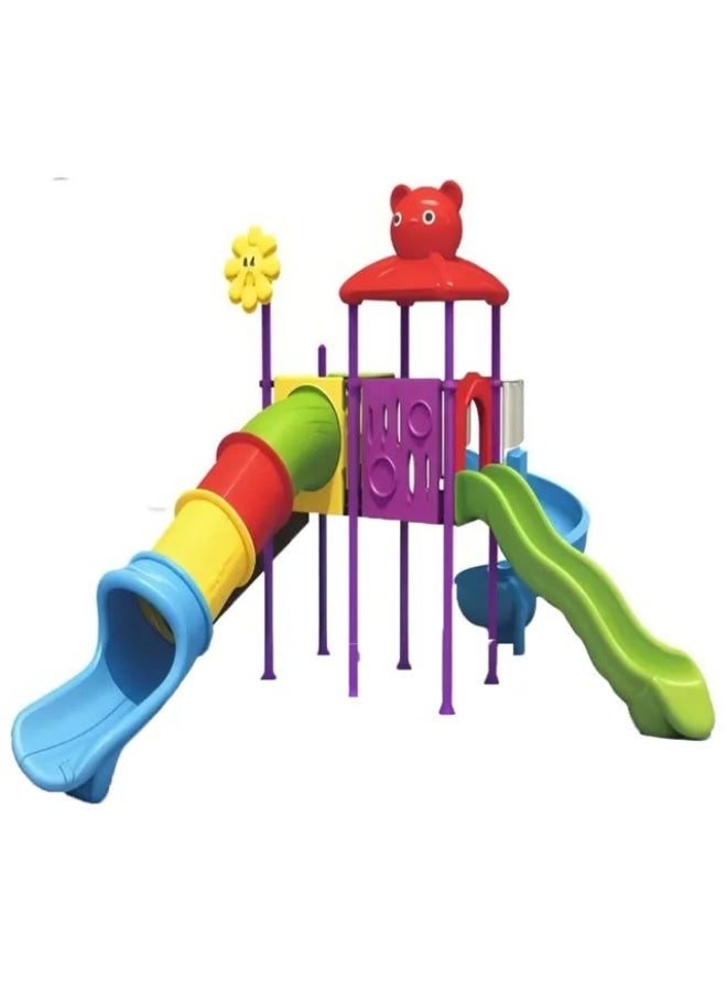 MYTS Discovery Playland with 3 Slides | Large Outdoor Kids Playset | Durable Backyard Activity Centre – 510 × 535 × 325 cm - Image 4